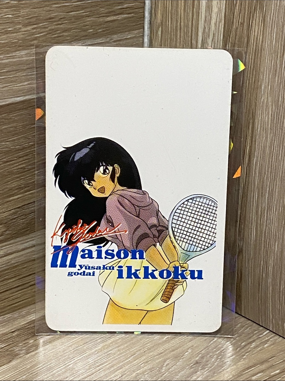 Maison Ikkoku Tennis Character Playing Cards anime vintage phone card